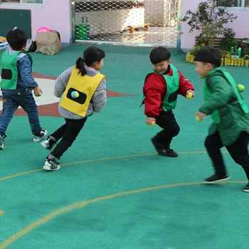 Vaikai Mokyklos Lauko Sugauti Traukti Kamuoliukus Žaidimai Veikla Darželyje Įranga, Edukaciniai Žaislai, Sporto Vest Liemenė Vaikams