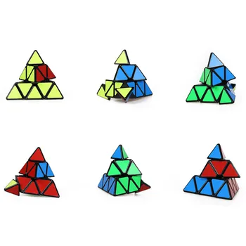 SengSo Legenda Piramidės Magijos Kubo galvosūkis Suaugusiųjų Atleidus Spaudimą Įspūdį Greitis Kubo Žaislas Vaikams, Dovana 3X3 Cubo Magico