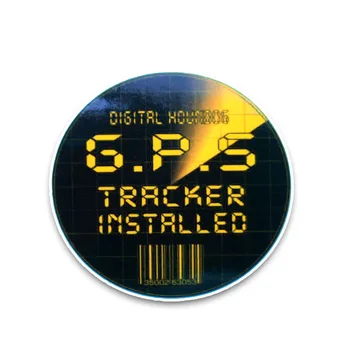 Kūrybos GPS Tracker Įrengti Automobilių Lipdukas Priedai Vinilo, PVC 12cm*12cm Motociklo Vandeniui priekinio Stiklo, Automobilinis Lipdukas Stilius