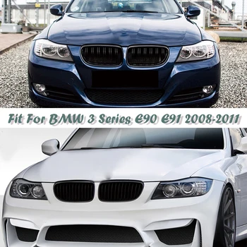 1set Automobilių Inkstų Bamperio Lenktynių Groteles, Groteles BMW E90 E91, BMW 3 Serija. 2008 M. 2009 M. 2010 M. 2011 M., Sedanas, Turistiniai Reikmenys