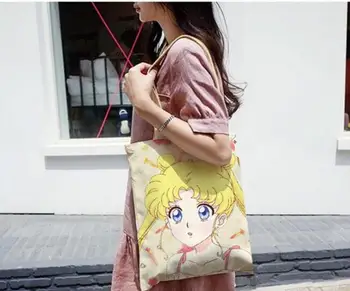 Cardcaptor Kortelės Gūstītājs Sakura Mergina Rankinėje Sailor Moon Mielas Pečių Maišą Nešti Lolita Cosplay 
