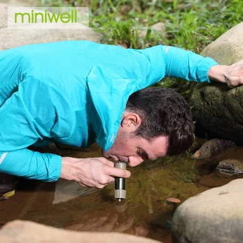 Miniwell pėsčiųjų įranga, lauko vandens filtras, skirtas pėsčiųjų,kempingas,išgyvenimo