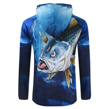 Naują Pavasario Žvejybos Drabužiai Vyrams, Anti-UV Žvejybos Marškinėliai su Gobtuvu Vasaros Orui Aprangos 2020 M. 3 Stilius M-4XL
