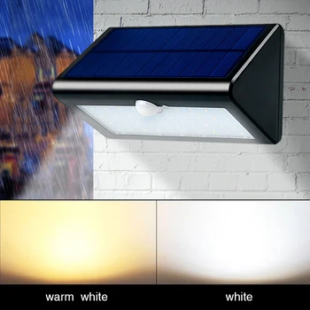 TRANSCTEGO Saulės Šviesos 38 LED Lauko Vandeniui Sodo Led Saulės energija Varomas Žibintai, Baterija Lempos, Judesio Jutiklis Šviesos Sienos Lempos