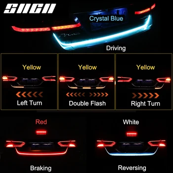 SNCN Kamieno Lemputės Juostos LED Automobilio Dinaminės Streamer Užpakaliniai Žibintai Audi A3 A4 A6 C5 C6 A5 Q5 Q7 TT A1 S3 S4 S5 S6 Q3 Priedai