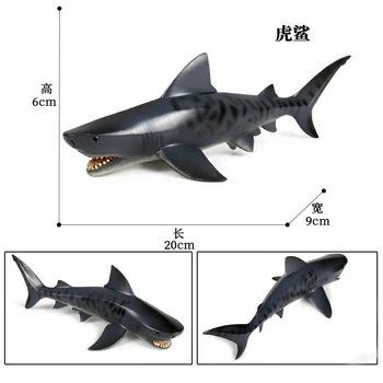 Sea Life Vandenyno Jūrų Gyvūnų, Žaislų Duomenys Megalodon Didelis Banginis Ryklys Modelis Veiksmų Skaičius, PVC Ryklys Gyvūnų Figūrėlės Žaislas, Vaikas Dovana