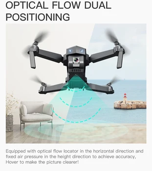 RC Quadcopter SG107 Drone 4K HD Kamera, WIFI FPV Aukščio ūkio Sulankstomas Selfie Tranai VS XS816 SG106 SG706 KY606D E68 SG901