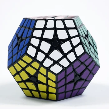 Shengshou Megaminxeds 4x4 Magijos Kubo Greičio Įspūdį Kubeliai SengSo Kilominx Lipdukai Cubo magico žaislai profesinės 12 pusių kubą