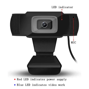 HXSJ S70 HD Kamera su automatinio Fokusavimo funkcija Web Kamera 5 Megapikselių paramos 720P 1080 Vaizdo Ryšio Kompiuterių Periferinių vaizdo Kamera