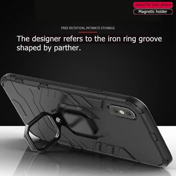 Telefono Laikiklis Piršto Žiedą Xiaomi Mi 8 Lite Atveju Mi 8 Lite Magnetas Šarvai Mados Padengti Už Xiaomi Mi 8 Lite Telefono dėklas