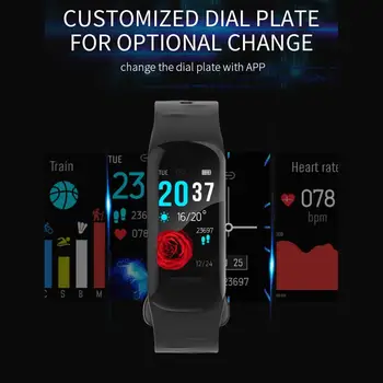 SPOVAN smart watch vyrų sporto skaitmeninis fitneso rankiniai laikrodžiai led protingas apyrankę sveikatos smartwatch stebėti širdies, miego norma