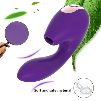 Klitorio Čiulpti Vibratorius G Spot Clit Dildo, Vibratoriai Spenelių Stimuliatorius atsparus Vandeniui 10 Siurbimo Modelius Sekso Žaislas Moterims, Poroms