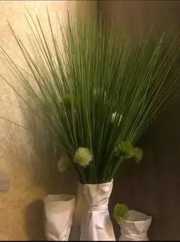 65cm Dideles Dirbtines Tropinių Augalų Žalia Svogūnai Žolės Pluoštas Plastikinių Gėlių kompozicijų Sode Vestuvių Kambarį Dekoro