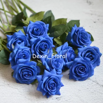 Blue rose Nekilnojamojo Touch Šilko Rožės 