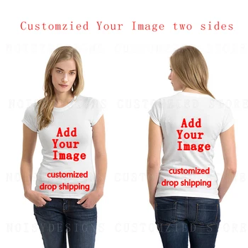 Noiysdesigns 3D Individualų Įvaizdį Moterų 3d Print T-shirt Ladies O-kaklo Viršūnes Tee Kvėpuojantis Lašas Laivybos Seksualus Apatiniai G-String