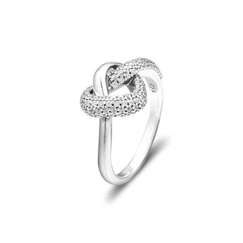 Rišti Širdies Žiedas, Papuošalų 925 Sterlingas Sidabro Žiedai Moterų Mados Nutiesti Akmens Moterų Žiedas Sidabro Papuošalai Mergaitėms Vestuvių Žiedai