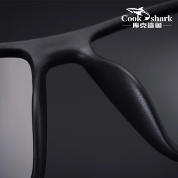 Virėjas ryklio akiniai nuo saulės vyrų poliarizuoti akiniai nuo saulės vairuotojo akiniai nauja UV apsauga vairuotojo naktinio matymo akiniai