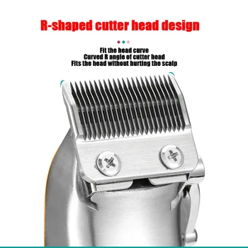 LCD USB Portable Kirpykla Profesionalūs Plaukų Clipper Vyrų Belaidžius Plaukų Clipper Kirpimas Plaukų Salonas