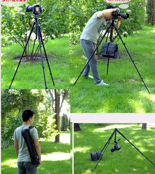 Profesinės Weifeng WF-6663A Trikojo, fotoaparato, vaizdo Kameros Žiūronai vaizdo įrašymo