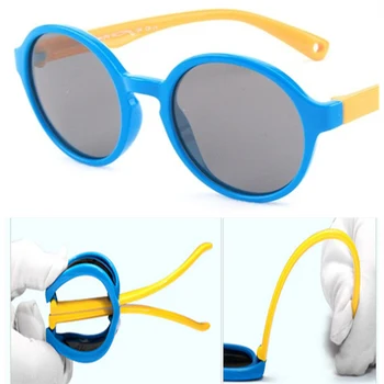 2019 newTR90 silikono vaikų poliarizuoti akiniai nuo saulės mados turas berniukų ir mergaičių akinius classic prekės ženklo dizainas UV400 akiniai nuo saulės