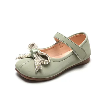 Pearl Lankas Mergina Princesė Batai 2021 M. Pavasarį Nauja Mada Vaikams Minkštas Vieną Batai Vaikams, Kūdikių'Shoes E596