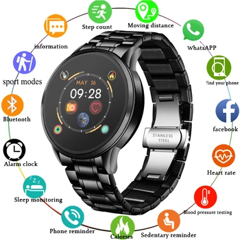 LIGE Smart Watch Vyrų IP68 Vandeniui Reloj Hombre Režimas SmartWatch Su EKG PPG Kraujo Spaudimą, Širdies ritmą sporto treniruoklių laikrodžiai