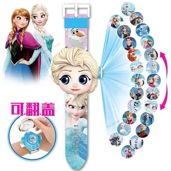 Sušaldyti Projekcija Žiūrėti Disney Princesė Elsa Projekcija Žiūrėti Vaikų Animacinių filmų Žaislas Gimtadienio Dovanos Mergaitėms Dekoracijos