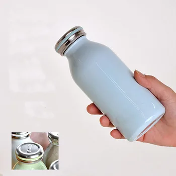 500ML Pieno Butelis Kūdikių Puodelis Termosas Kavos Puodelis su Dangteliu Thermocup Nerūdijančio Plieno termosai Termo puodelis Automobilių Vandens Butelių