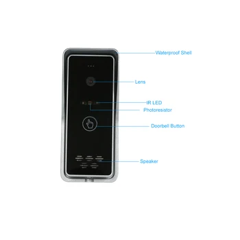 Laidinio Vaizdo Doorbell Phone 7