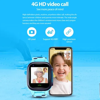 Y95 Vaikas Smart Watch Phone 4G GPS Vandeniui Vaikai Smart Žiūrėti Wifi SIM Vietą Tracker Smartwatch HD Vaizdo Skambučių Kūdikių Žiūrėti