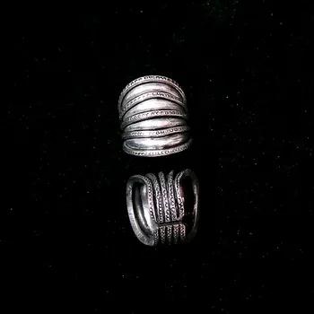 Karšto parduoti new - nemokamas pristatymas Miao sidabro sidabro žiedas slyvų naujų kūrybinių rankų darbo papuošalai žiedas