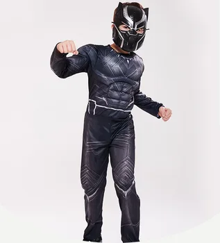 Vaikai Superhero Cosplay Kostiumas Vaikams Berniukas Herojus Raumenų Kostiumas Jumpsuit Bodysuit Cosplay Kostiumas
