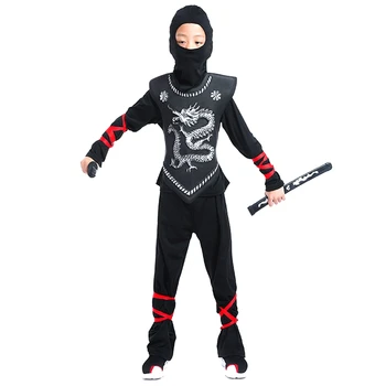 Ninja Kostiumas Ninjago Cosplay Assassin Šalies костюм ниндзя disfraz de ninja Berniukų, Mergaičių Kariai Slaptas Puras Vaikams Drabužių Rinkiniai