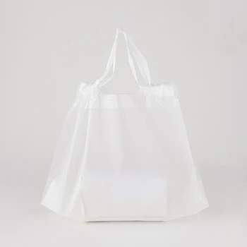 48pcs Didelį Plastikinį maišą dovanų maišelis su rankena,Rankena plastikinis pirkinių maišelis,vestuvės dovanų pirkinių plastikiniai maišeliai su rankena