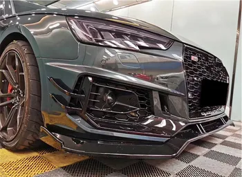 Audi A4 Sline S4 RS4 B9 2017 2018 2019 2020 ABS Juodos Priekinės Grotelės Lūpų Spoileris Bamperio Difuzorius Aukštos Kokybės Auto Priedai