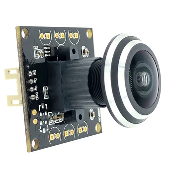 Stebėjimo kamerų Plataus kampo Fisheye 2MP kamera 1080P HD 30/60/120FPS Plug Žaisti Linux OTG uv-C Didelės Spartos USB Kameros Modulis