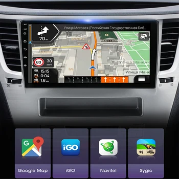 Android 9.0 Automobilio Radijo Subaru Impreza 3 Palikimas 4 2009-2Din 8-core 4G+64G GPS Navigacijos carplay Multimedia Vaizdo Grotuvas