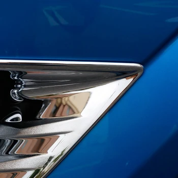 ABS Chrome Priekiniai Rūko Šviesos Žibintas Padengti Apdaila Bezel Toyota Rav4 2017 2018 Dekoratyviniai Aksesuarai