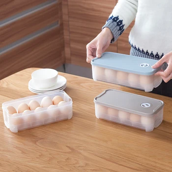 3Colors Kiaušinių Dėklas Turėtojas Kiaušinių Išsaugojimo talpinimo Šaldytuve Daržovių Laikymo Dėžės, Konteinerio Virtuvė Organizacijos Organizatorius
