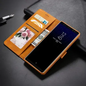 Apversti Odos Atvejais Samsung Note8 Prabanga Telefono Kortelių Lizdai Padengti Kredito Kortelės Turėtojas 8 Pastaba Bamperis Not8 Coque Fundas