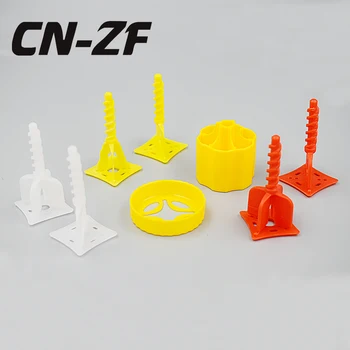 KN-ZF 50Pcs 1,5 mm Įrašą Derinimą, Keramikos, Plastiko, Grindų Levelers Plytelių Įrankiai Lygio Tarpiklius Lygiava Sistema, Apkabos Plytelės