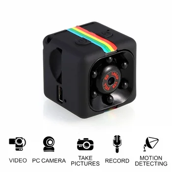 Originalios Mini DV Kamera SQ11 SQ12 Camaras WiFi SQ13 Espia Full HD Naktinio Matymo Vaizdo Diktofonas Veiksmų Kūno Cam Microcamera