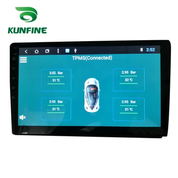 KUNFINE USB, Android TPMS Padangų Slėgio Stebėjimo Sistema Ekranas Signalizacijos Sistema, 5V 