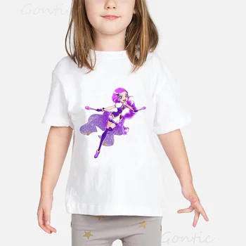 LoliRock Stebuklinga mergaičių marškinėliai Vaikams Dizaino Juokingas Animacinių, Anime, puikius vaikus marškinėlius trumpomis Rankovėmis vaikams Drabužių oooL097