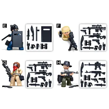 SWAT, Policija ir banditai, Kad Wraith Puolimą Dvasios Commando Blokai Armijos ginklu Ginkluotųjų Pajėgų Žaislas
