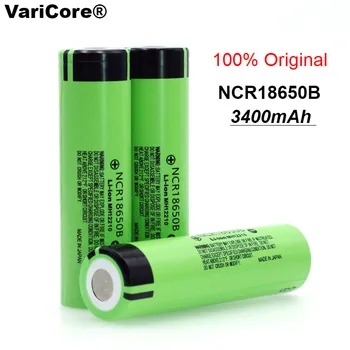 2020 m. Naujas Originalus NCR18650B 3.7 v 3400 mah 18650 Ličio Įkraunama Baterija, Žibintuvėlis baterijos