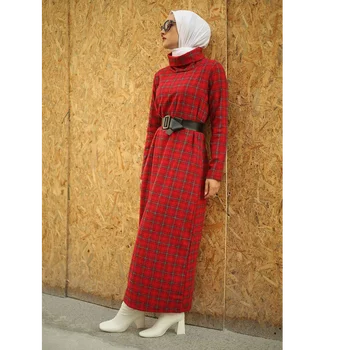 Golfo Moterų Maxi Suknelė Kukli Caftan Didelis Dydis Islamo Musulmonų Drabužiai Mados žiemos Suknelės Turkija Dubajus Hijab 2021