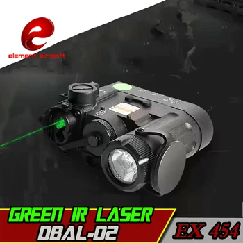 Elementas Airsoft ginklas, šviesiai Žalias lazeris Softair Ginklą Taktinis Wapens Žibintuvėlis su ir SPINDULIŲ lazerinis DBAL D2 strobo arsoft armas lazer