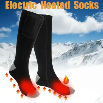 žiemos šiltas kojines Nuotolinio Valdymo Elektrinis Karšto Kojinės Termostatu Įkrovimo Ličio Baterija Šildymo Kojinės Gali Būti Plaunami Ir Šiltas