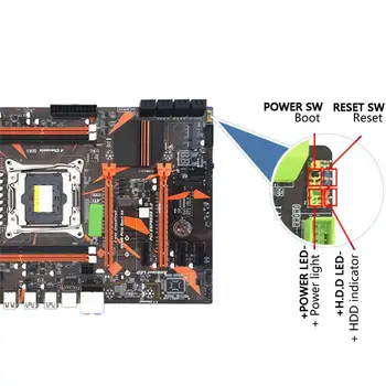 X99 2011-V3Pin DDR3 Desktop Kompiuteris Mainboard Plokštę už E5 2678V3 CPU